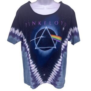 VINTAGE 2006 Liquid Blue Pink Floyd T-Shirt Size Medium